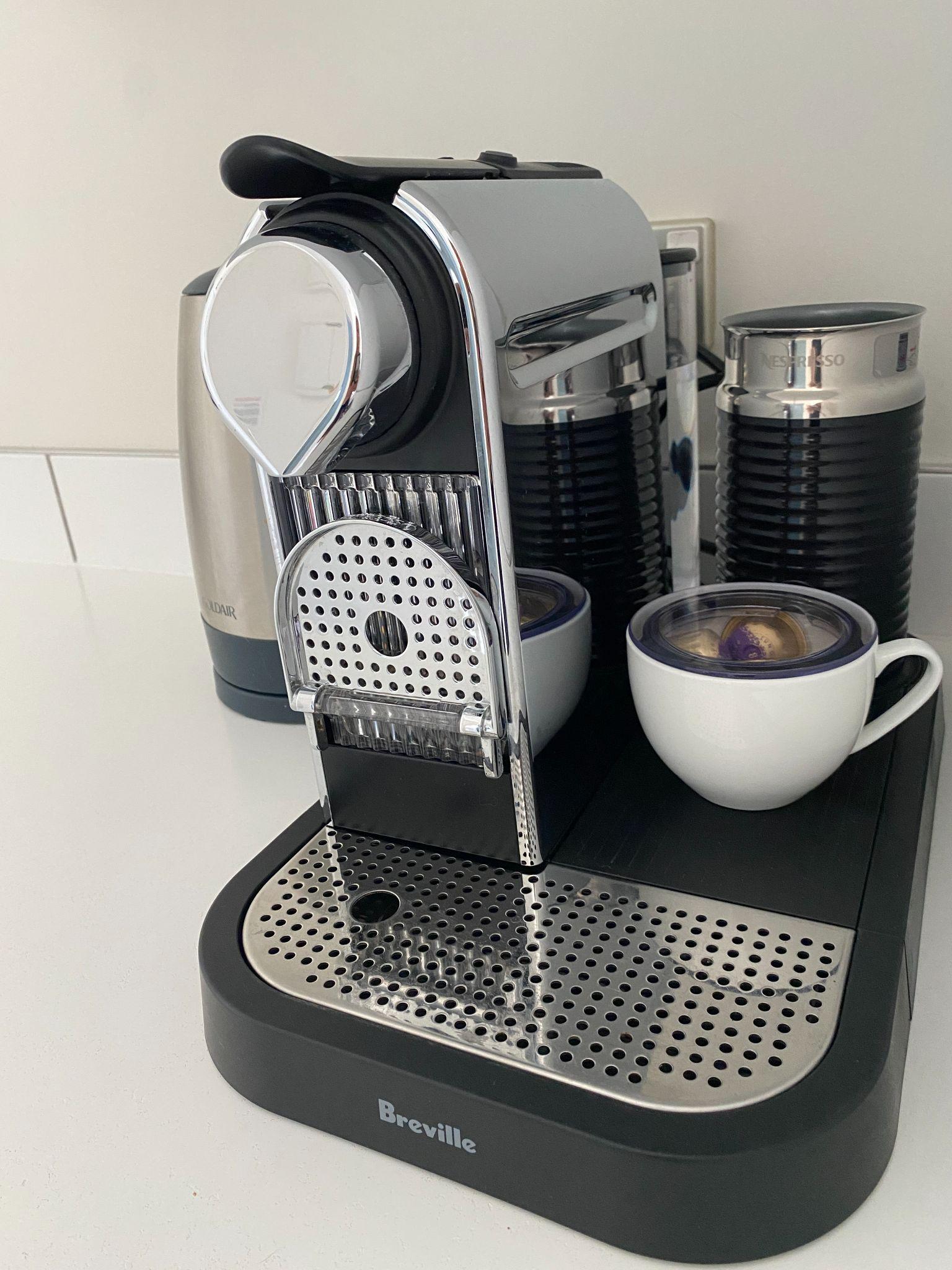 Nespresso coffee machine in the studio kitchen